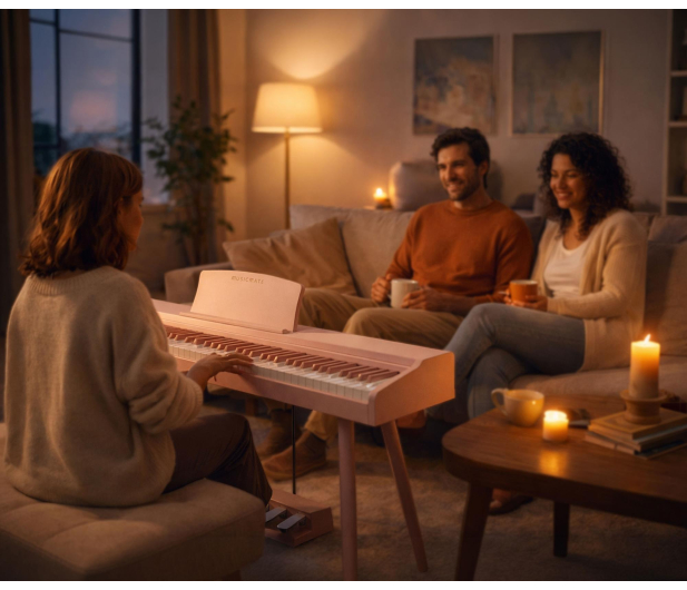 MusicMate Pianino cyfrowe MM-P25-P RoseKeys - 1588208 - zdjęcie 18